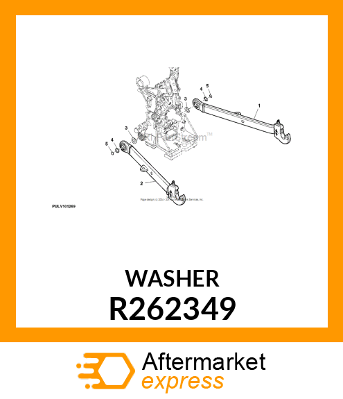 THRUST WASHER, DRAFT SHAFT R262349