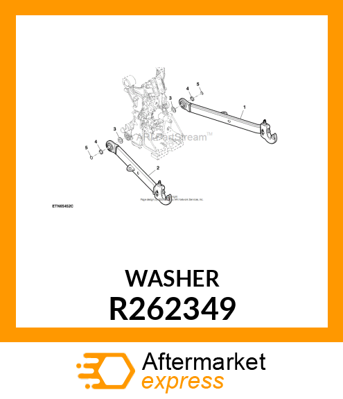 THRUST WASHER, DRAFT SHAFT R262349