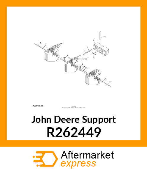 SUPPORT, SUPPORT, FRONT WEIGHT 14 R262449