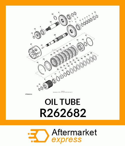 OIL TUBE R262682