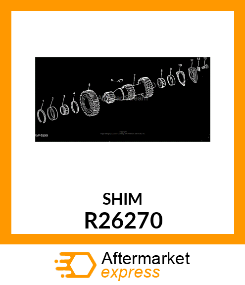 SHIM,.010 STEEL R26270