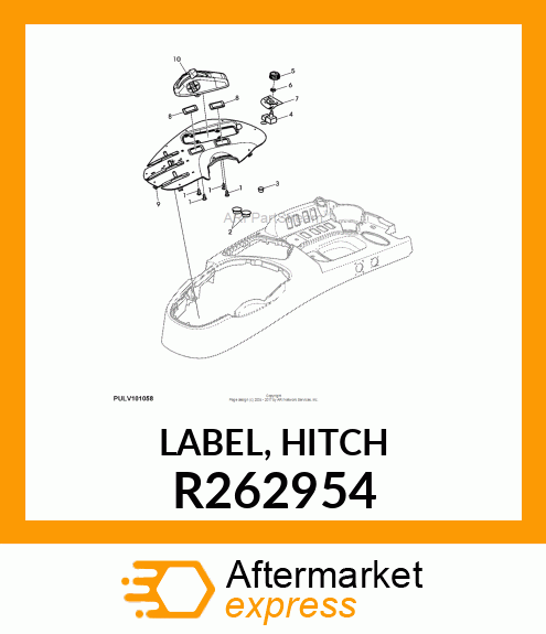 LABEL, HITCH R262954