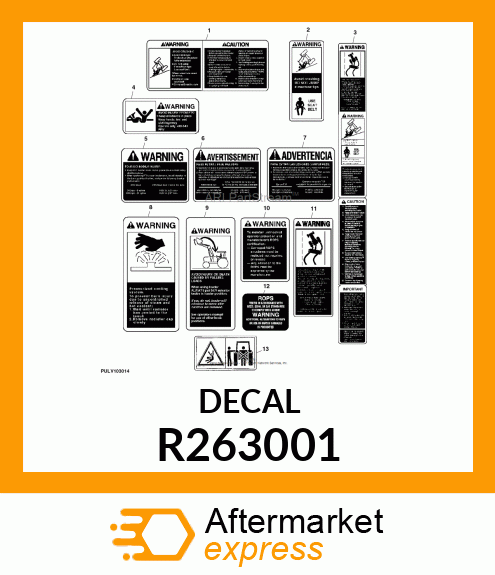 LABEL, AUSTRALIA COMPLIANCE R263001