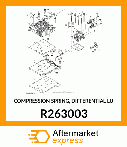 COMPRESSION SPRING, DIFFERENTIAL LU R263003