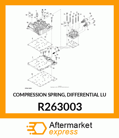 COMPRESSION SPRING, DIFFERENTIAL LU R263003