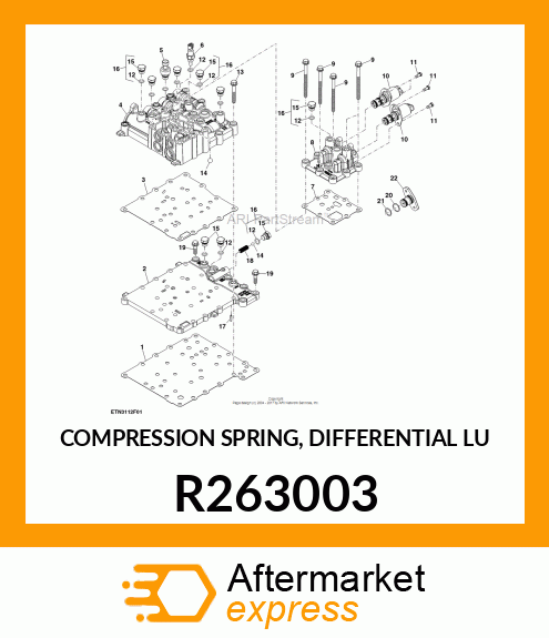 COMPRESSION SPRING, DIFFERENTIAL LU R263003