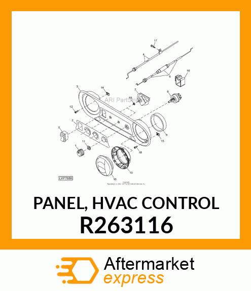 PANEL, HVAC CONTROL R263116