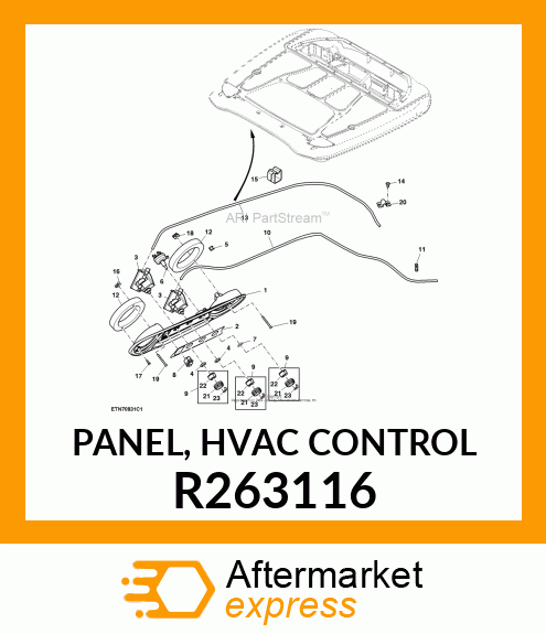 PANEL, HVAC CONTROL R263116