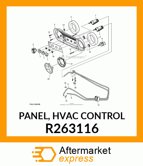 PANEL, HVAC CONTROL R263116