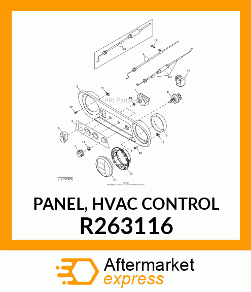 PANEL, HVAC CONTROL R263116