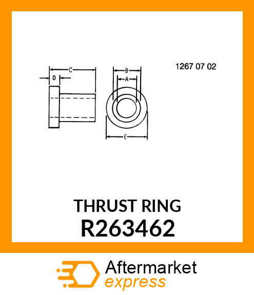 THRUST RING, FINAL DRIVE R263462