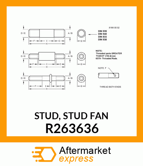 STUD, STUD FAN R263636