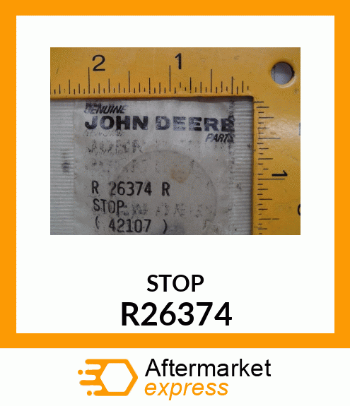 STOP,CHECK VALVE R26374