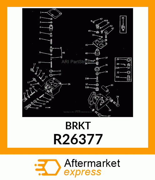 BRACKET,BRAKE PEDAL R26377