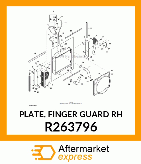 PLATE, FINGER GUARD RH R263796