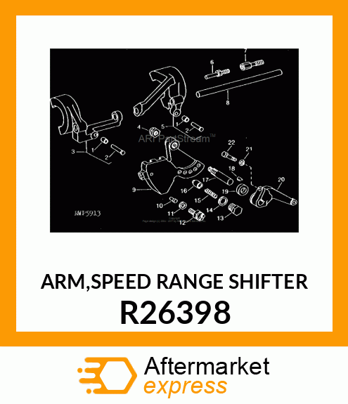 ARM,SPEED RANGE SHIFTER R26398