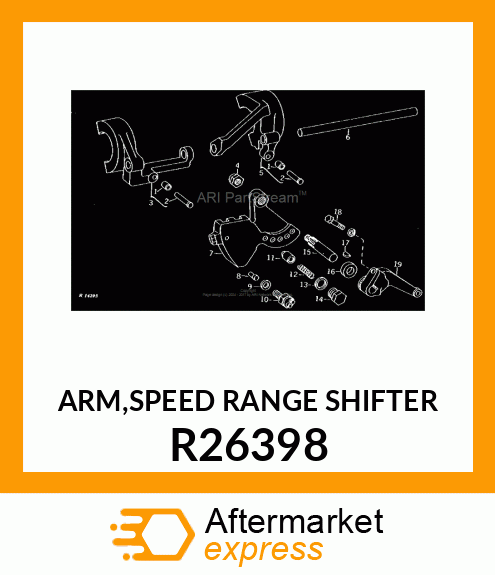 ARM,SPEED RANGE SHIFTER R26398