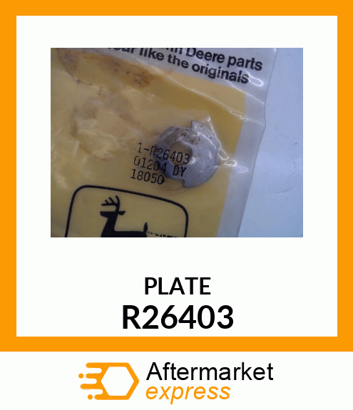 PLATE,LOCK R26403