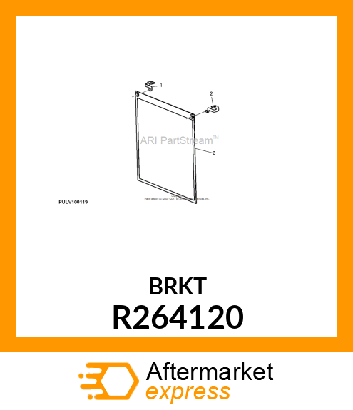 BRACKET, RADIATOR SCREEN MOUNT R264120