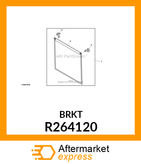 BRACKET, RADIATOR SCREEN MOUNT R264120