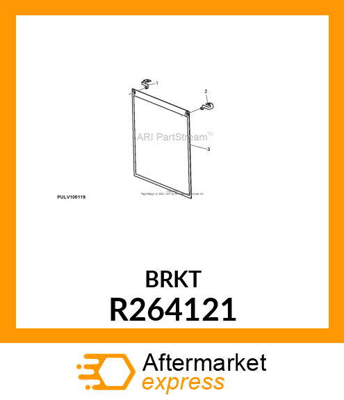 BRACKET, RADIATOR SCREEN MOUNT R264121