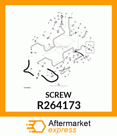 BOLT, TORX HD, M8 X 1.25 X 16 R264173