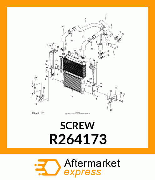 BOLT, TORX HD, M8 X 1.25 X 16 R264173