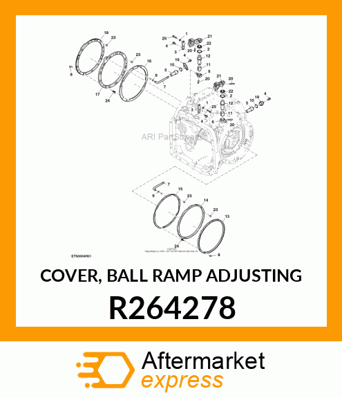 COVER, BALL RAMP ADJUSTING R264278