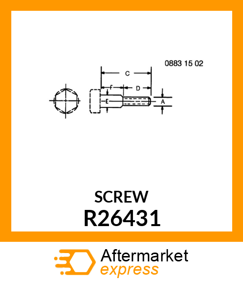 SCREW,SPECIAL R26431