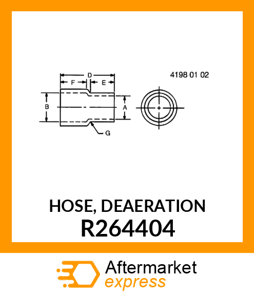 HOSE, DEAERATION R264404