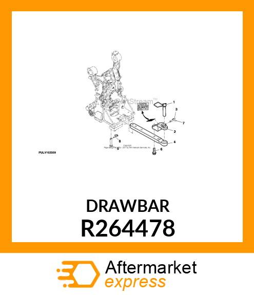 DRAWBAR, STANDARD R264478