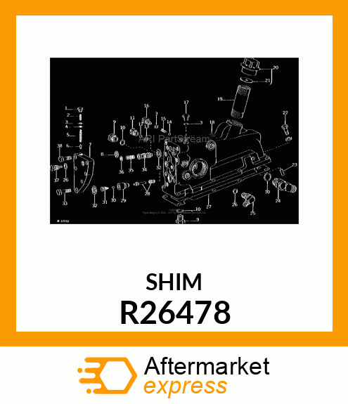 SHIM,.020 STEEL R26478