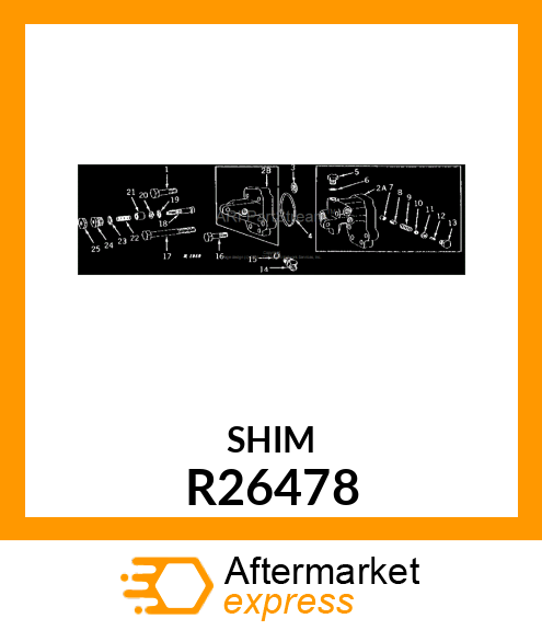 SHIM,.020 STEEL R26478