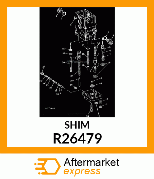 SHIM,.030 STEEL R26479