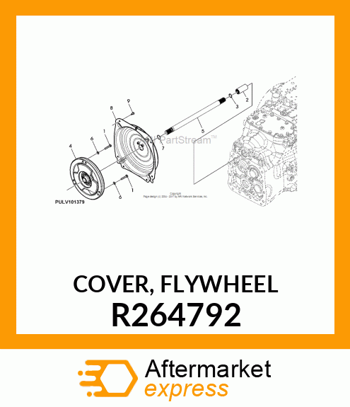 COVER, FLYWHEEL R264792