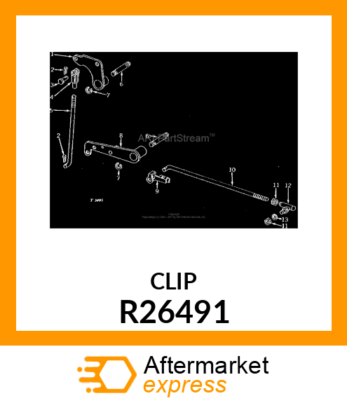 CLIP,CLEVIS,LH R26491