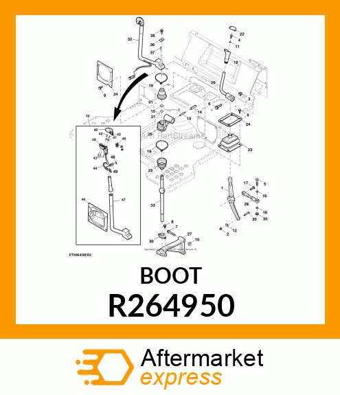 BOOT, RANGE SHIFT LEVER R264950