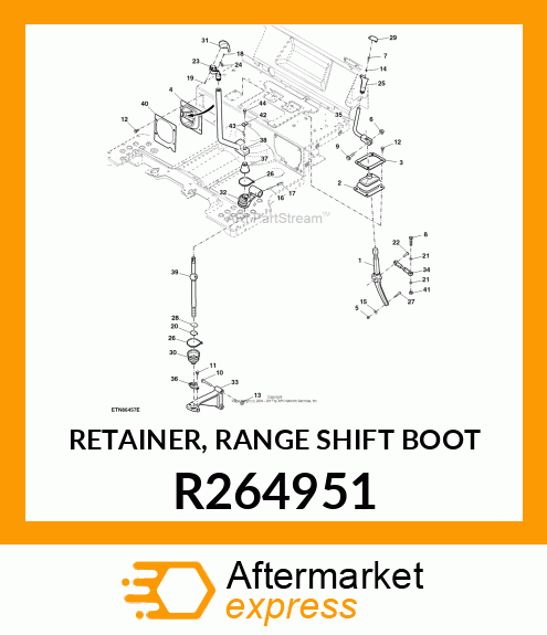 RETAINER, RANGE SHIFT BOOT R264951