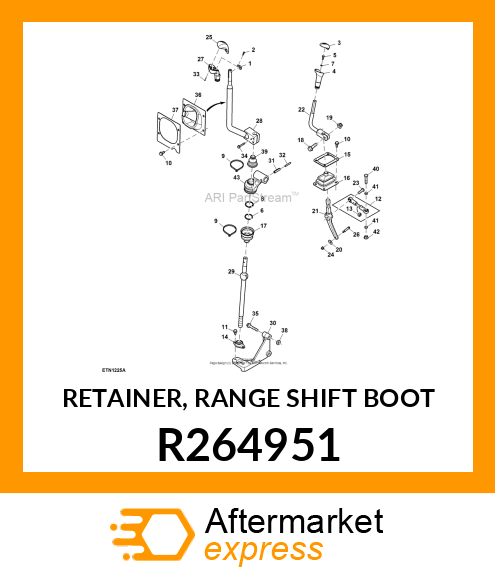 RETAINER, RANGE SHIFT BOOT R264951