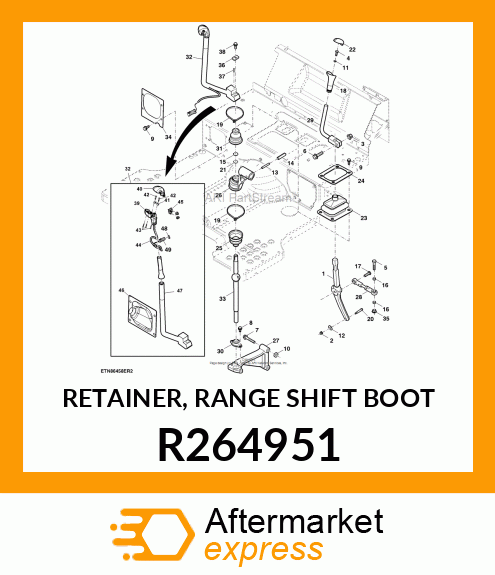 RETAINER, RANGE SHIFT BOOT R264951