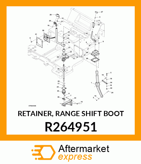 RETAINER, RANGE SHIFT BOOT R264951