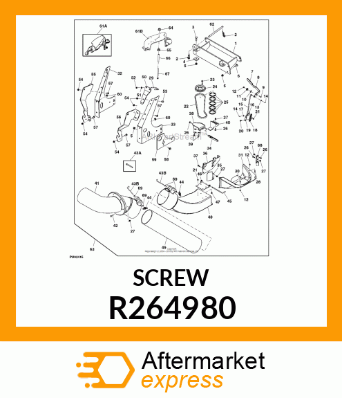 SCREW, SHOULDER, M6 X 20 R264980