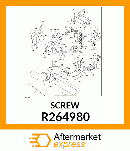 SCREW, SHOULDER, M6 X 20 R264980