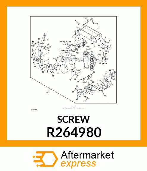 SCREW, SHOULDER, M6 X 20 R264980