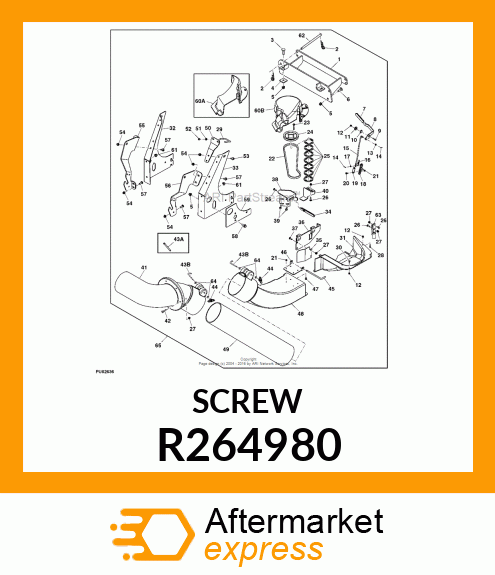 SCREW, SHOULDER, M6 X 20 R264980