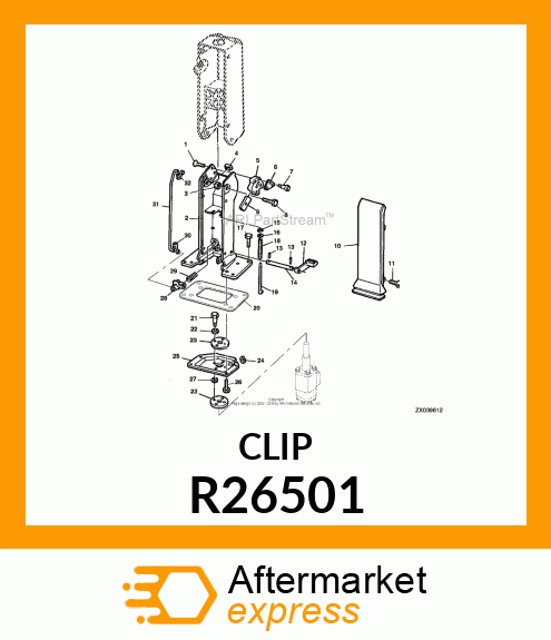 CLIP, CLEVIS R26501