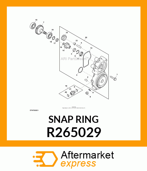 SNAP RING, INTERNAL R265029