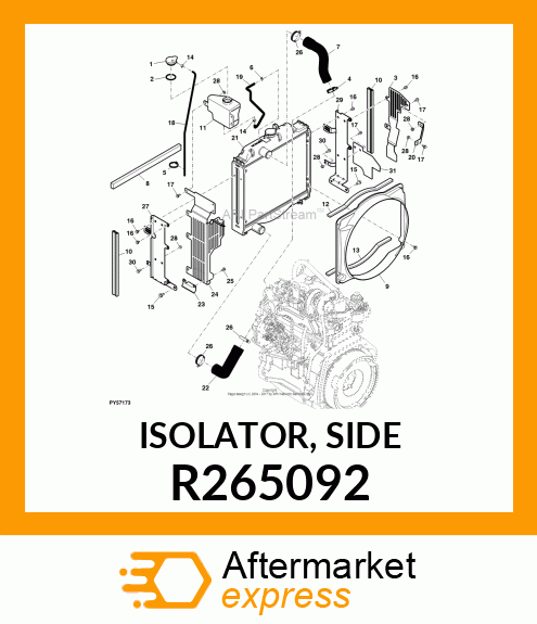 ISOLATOR, SIDE R265092