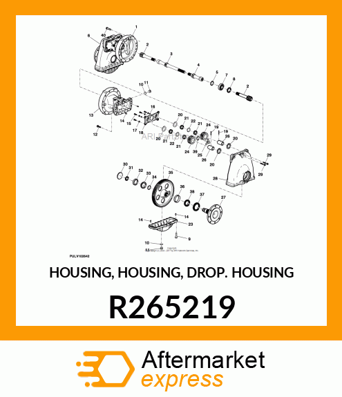 HOUSING, HOUSING, DROP HOUSING R265219