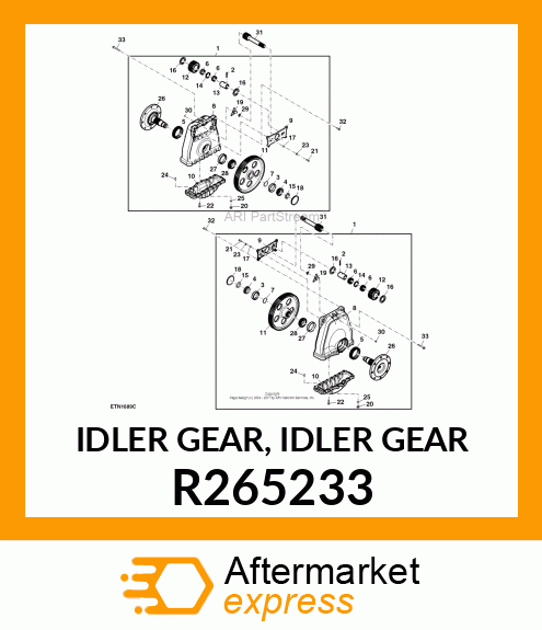 IDLER GEAR, IDLER GEAR R265233